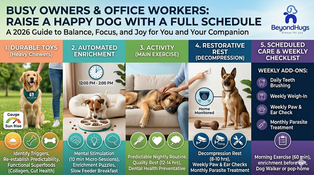 Busy Owners &amp; Office Workers: How to Raise a Happy Dog With a Full Schedule