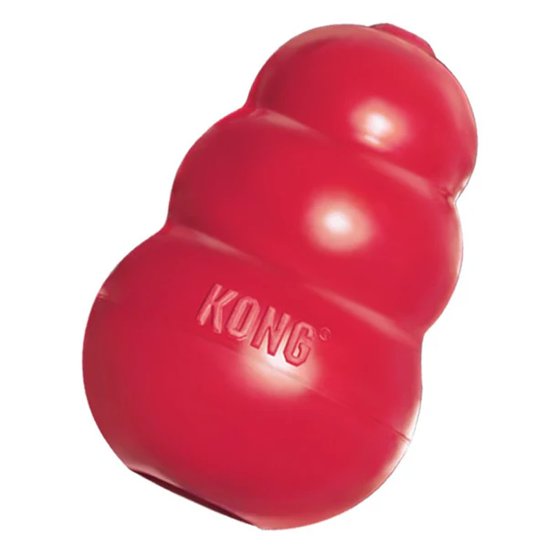 KONG Classic Dog Toy Red - Medium | Small | Durable Rubber Chew & Treat Toy