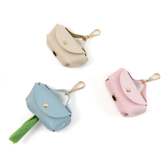 Portable Pet Waste Bag Dispenser for leash attachment