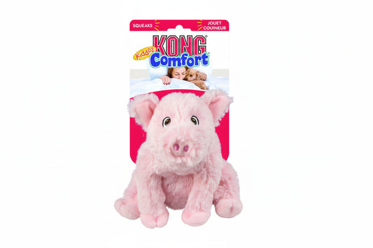 KONG Comfort Kiddos Pig Small Plush Dog Toy