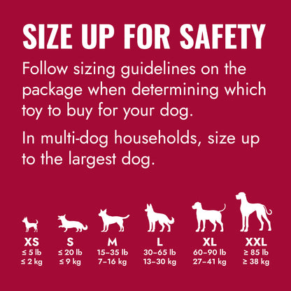 KONG Classic Dog Toy Red - Medium | Small | Durable Rubber Chew & Treat Toy - size up for safety