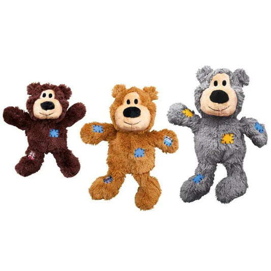 KONG Wild Knots Bear durable plush dog toy